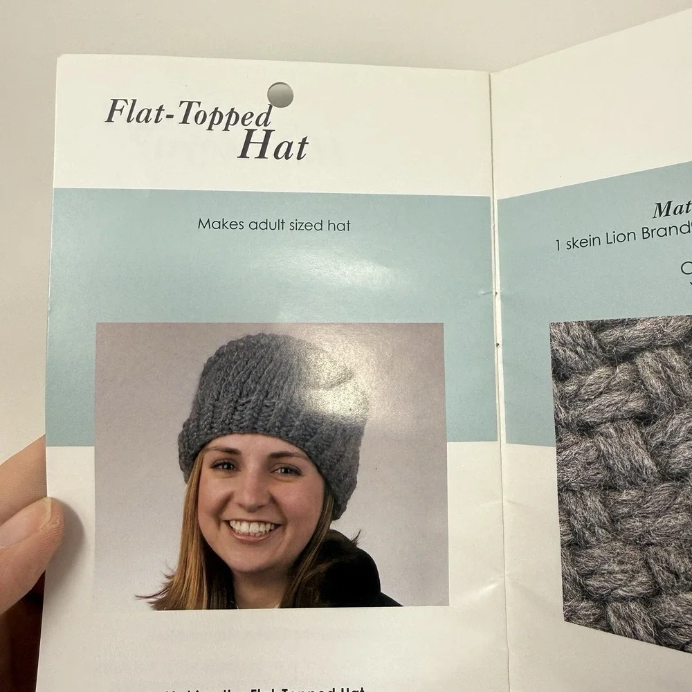 Provo Craft -Knifty Knitter Adult Hat Loom Patterns Instructions & Patterns 2008